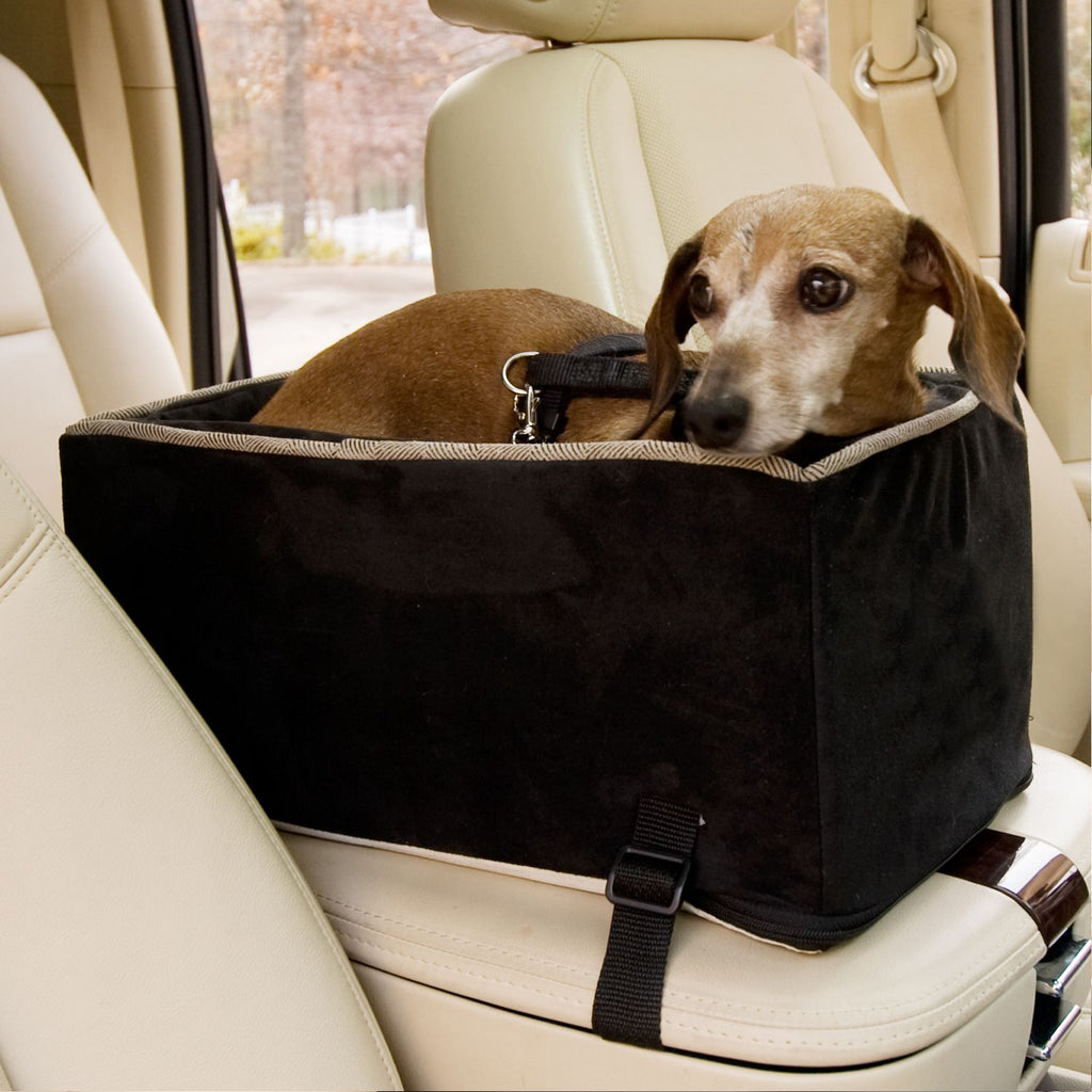 luxury microsuede console car seat barking babies